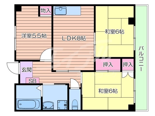 エミネンス千里の物件間取画像