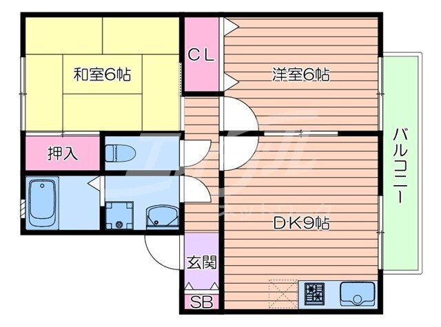 ユニティー桜町の物件間取画像