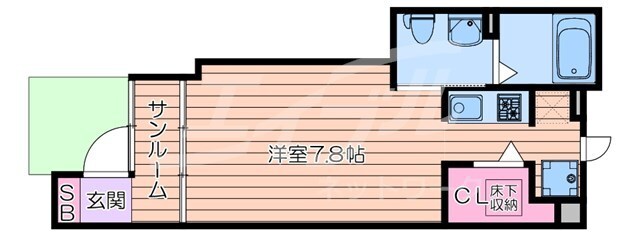 カーサ摩耶Ⅰの物件間取画像