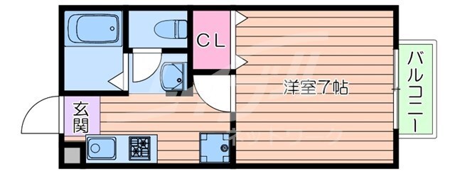 カメリアハイツⅡの物件間取画像