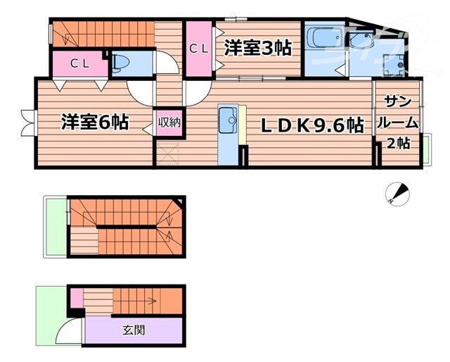 グランデージの物件間取画像