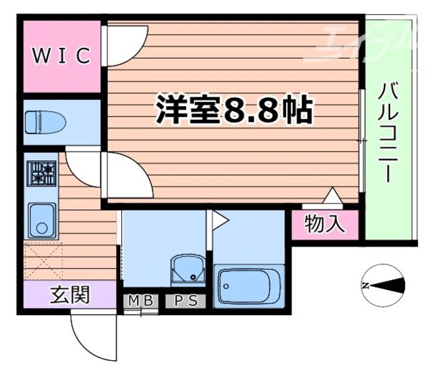 フジパレス井高野Ⅱ番館の物件間取画像