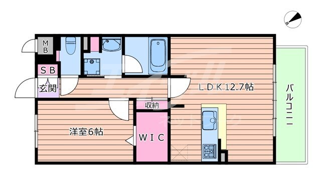 BELLE JOIEの物件間取画像