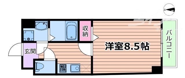 ヒルズ小松の物件間取画像