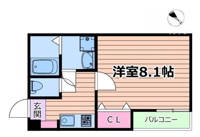 ノイヴェル大桐の物件間取画像