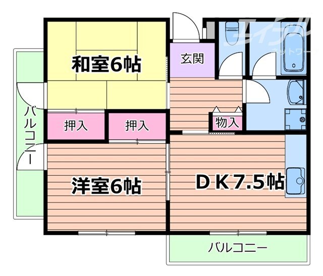 サンコーポの物件間取画像