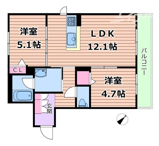 ラ　プリマヴェラの物件間取画像