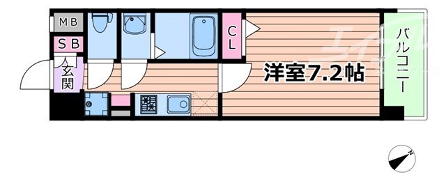 ファーストフィオーレ北大阪ミラージュの物件間取画像