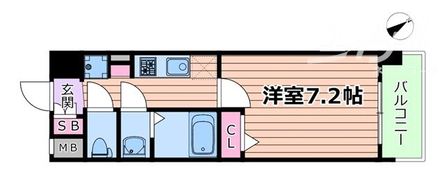 ファーストフィオーレ北大阪ミラージュの物件間取画像