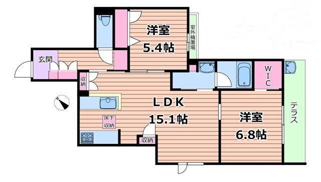 オルキデアクオーレの物件間取画像