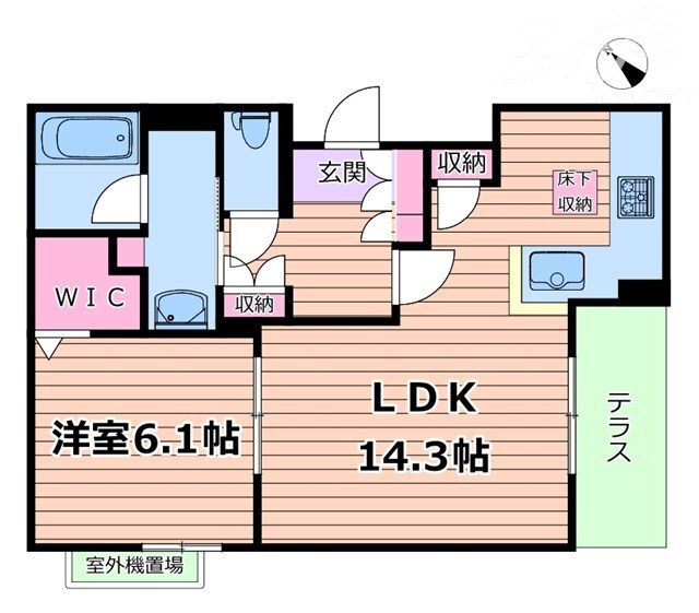 オルキデアクオーレの物件間取画像