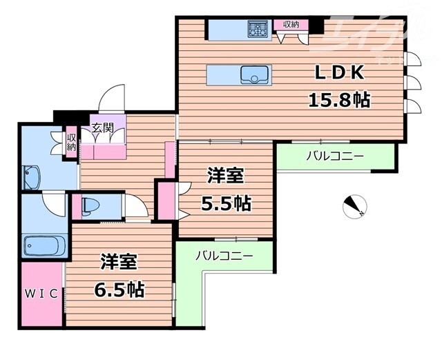 オルキデアクオーレの物件間取画像