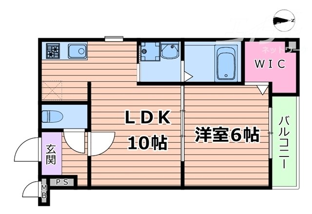 フジパレス千里丘駅東Ⅱ番館の物件間取画像