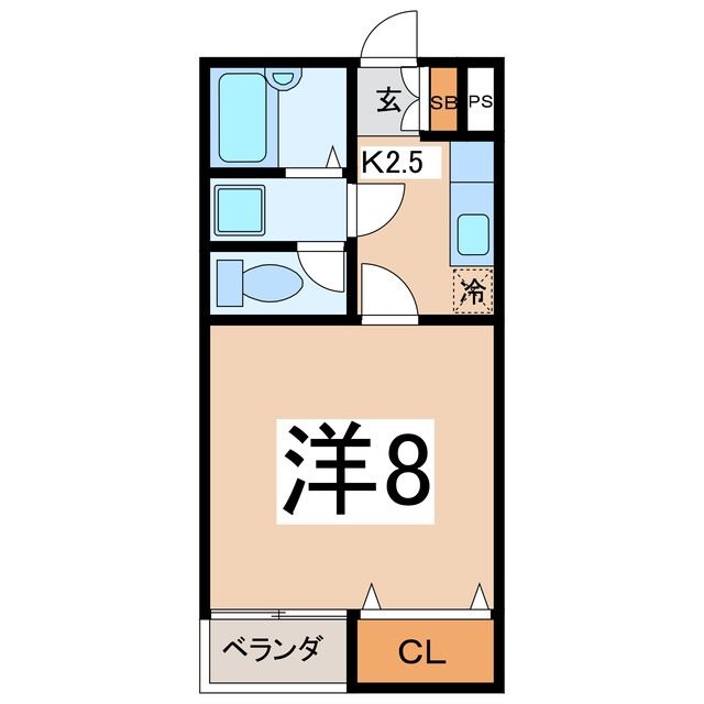 ハイツワンダーの物件間取画像