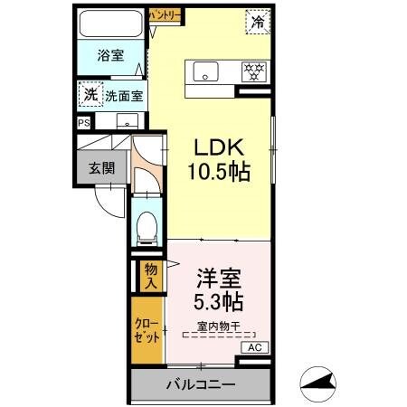 D-room　BELLEAP　Iの物件間取画像