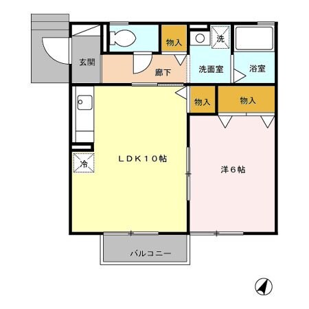 プレミール　Aの物件間取画像