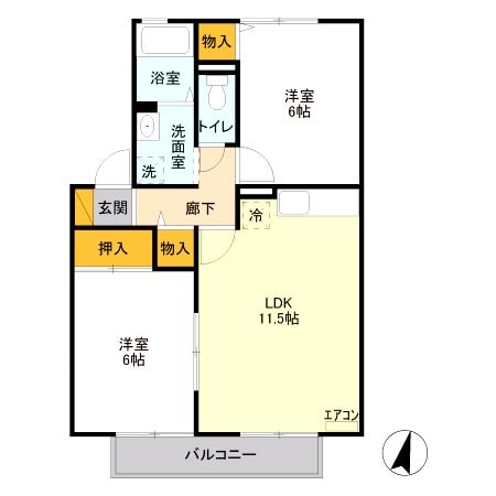 ファミールの物件間取画像