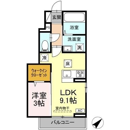 コーポTMTの物件間取画像