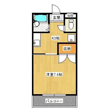 栄光ハイライフマンションの物件間取画像