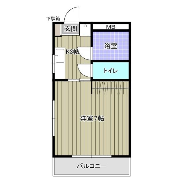 Uハイムの物件間取画像