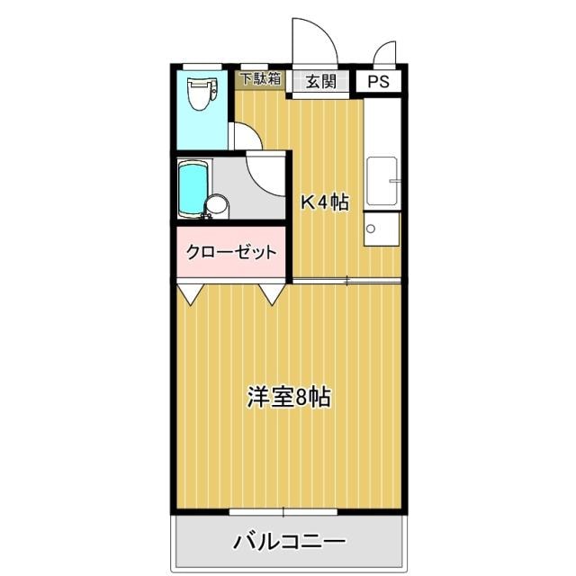 クロワッサンⅡの物件間取画像