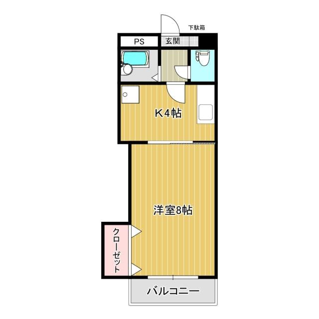 ウエルス江本の物件間取画像