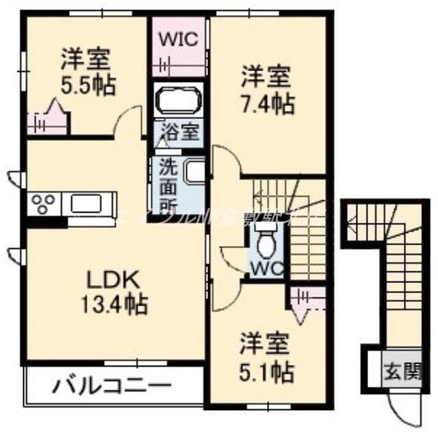 ブランディーユの物件間取画像