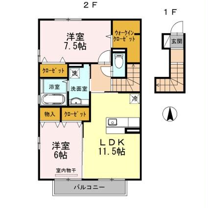 ルミエールの物件間取画像