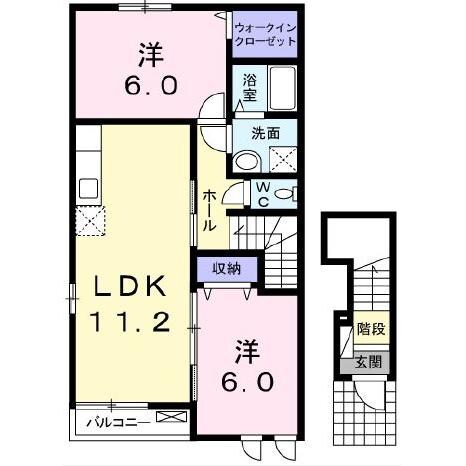 ドミール ベガの物件間取画像