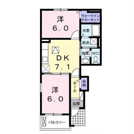 ジェルメ.Kの物件間取画像