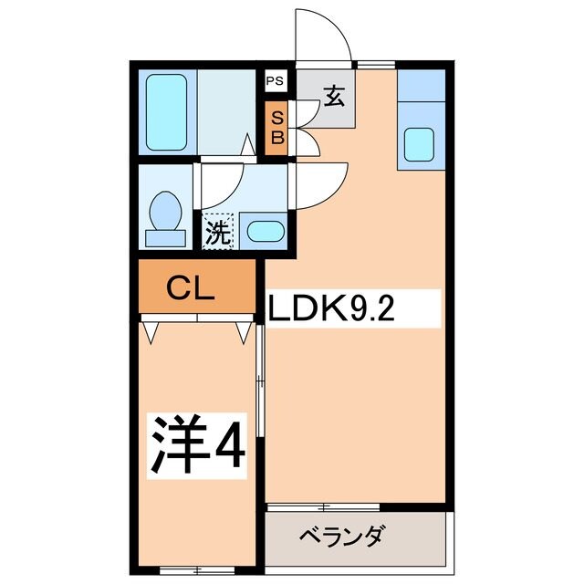 ハイツ雅IIの物件間取画像