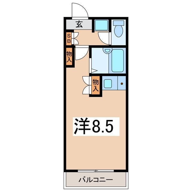 サンコーレ甲運の物件間取画像