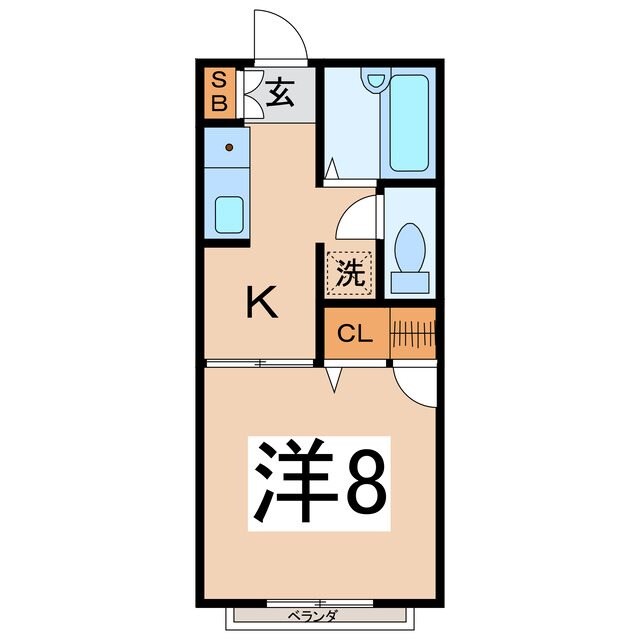 ハイツローリエの物件間取画像