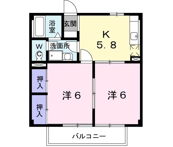 エクセルの物件間取画像