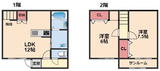 物件間取画像