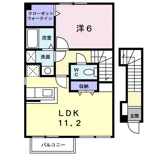 ウィッシュⅠの物件間取画像