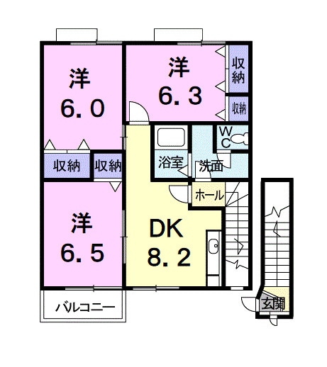 プレッソ新川の物件間取画像