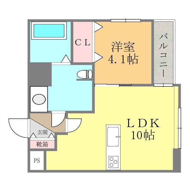 ヴァレーレ萱町の物件間取画像