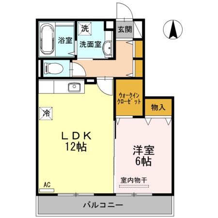 空と風B　の物件間取画像