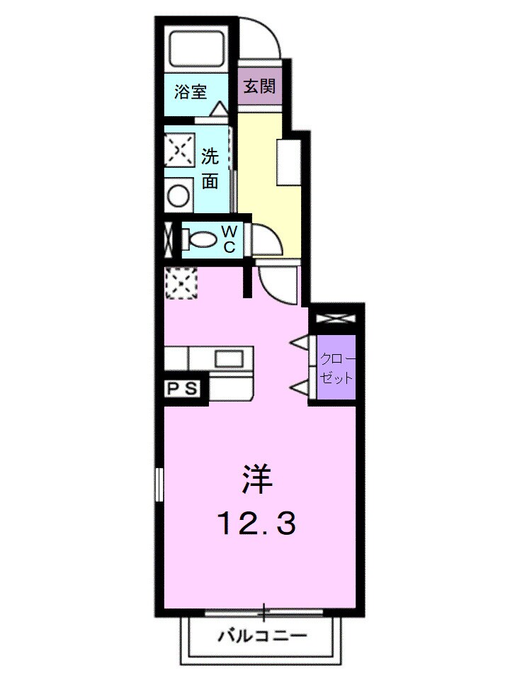 クレメント・エヌ　Ｂの物件間取画像