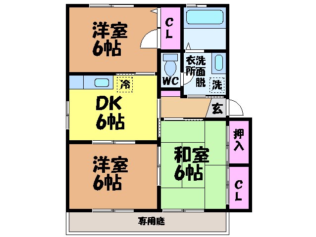 物件間取画像