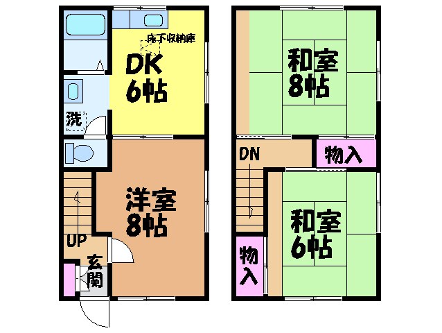 物件間取画像