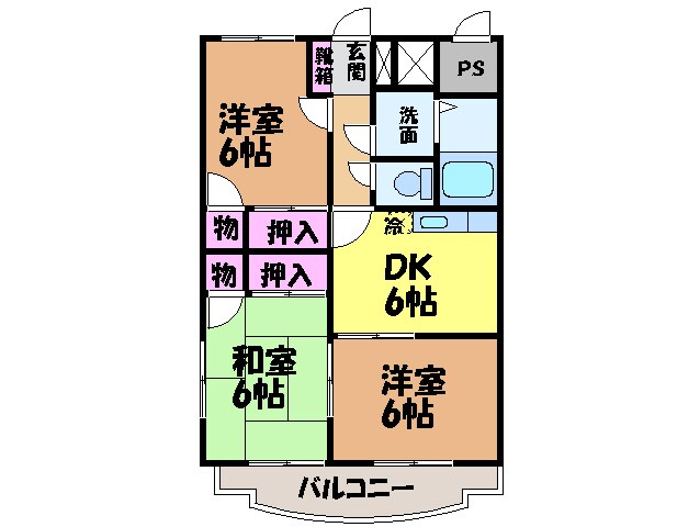物件間取画像