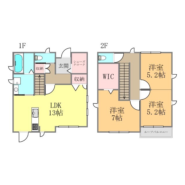 ルミナス井上の物件間取画像