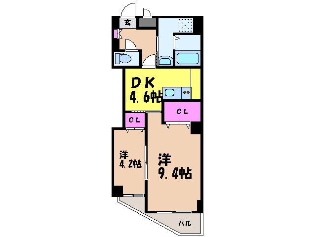 ヴェラヴィータ泉町Ⅲの物件間取画像