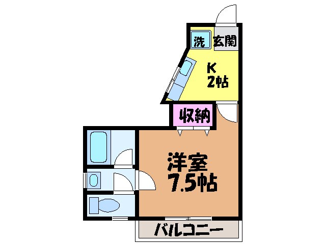 Ｋ５２５の物件間取画像