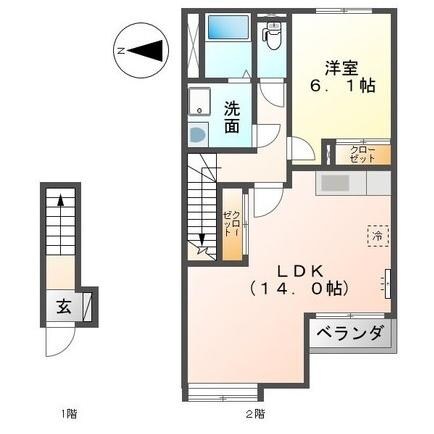 リヴィエールピアの物件間取画像