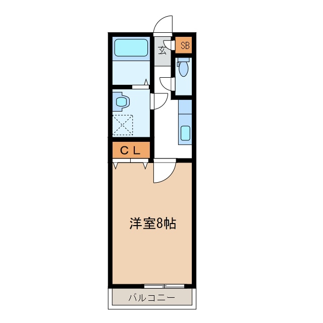 パティオ唐津駅前の物件間取画像