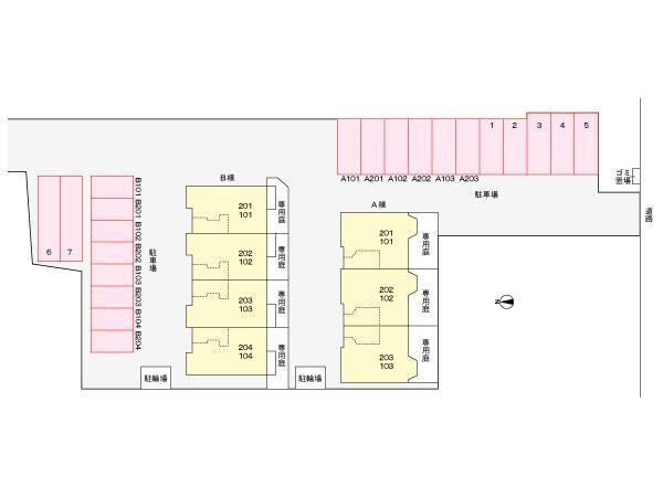 ライフコート鏡Aの物件外観写真