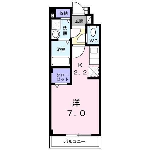 メビウス鏡Ⅰ番館の物件間取画像